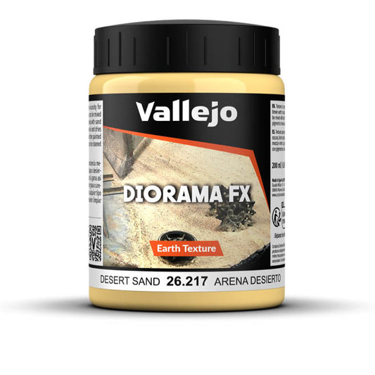 Vallejo Diorama Effects - Earth Textures - 26.217 Desert Sand - 200 ml