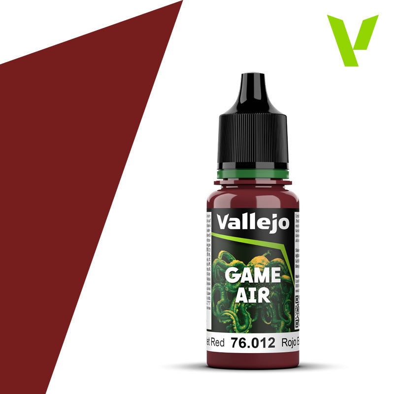 76.012 Vallejo Game Air - Scarlet Red - 18ML