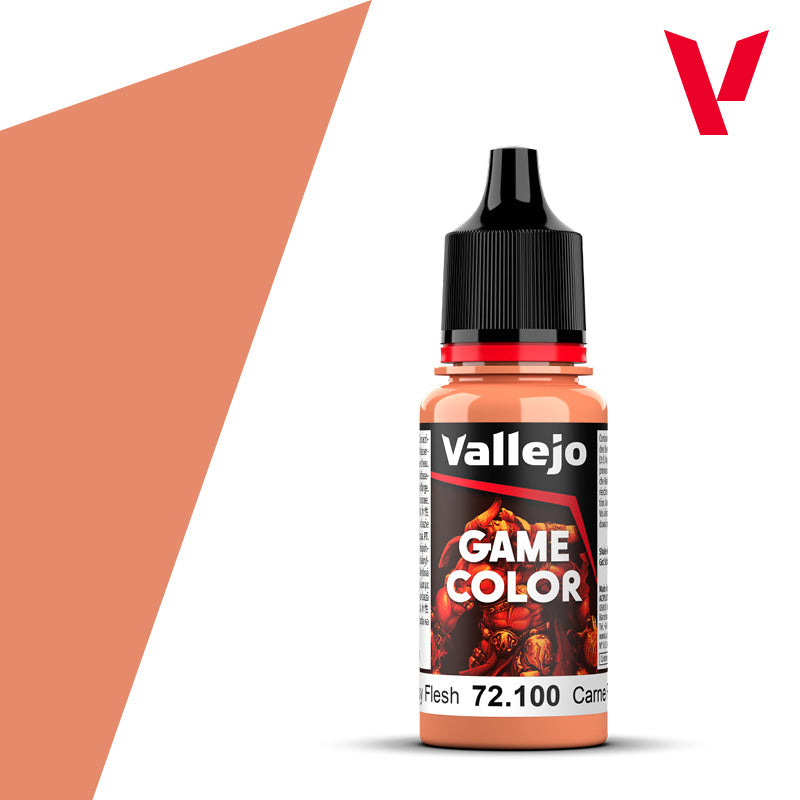 Colore acrilico all'acqua Vallejo Game Air New Rosy Flesh Colore acrilico all'acqua Vallejo Game Air New Rosy Flesh