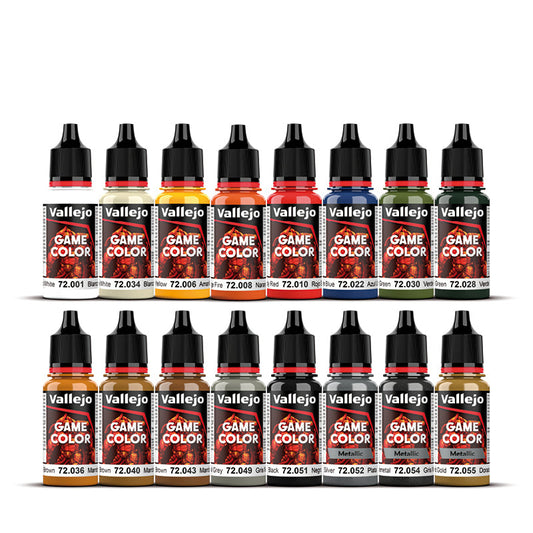 72.299 Vallejo Game Colour Set - Introduction (16 x 18ML)