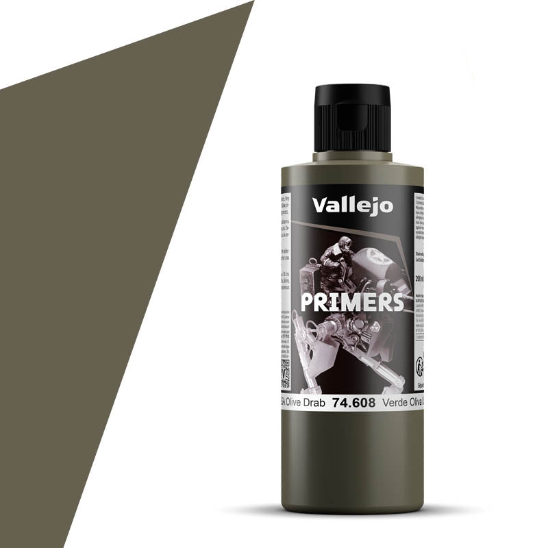 74.608 Vallejo - Surface Primer - U.S. Olive Drab - 200 ML