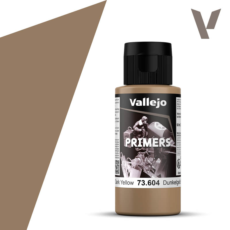 73.604 Vallejo Surface Primer - German Dark Yellow RAL7028 - 60ML