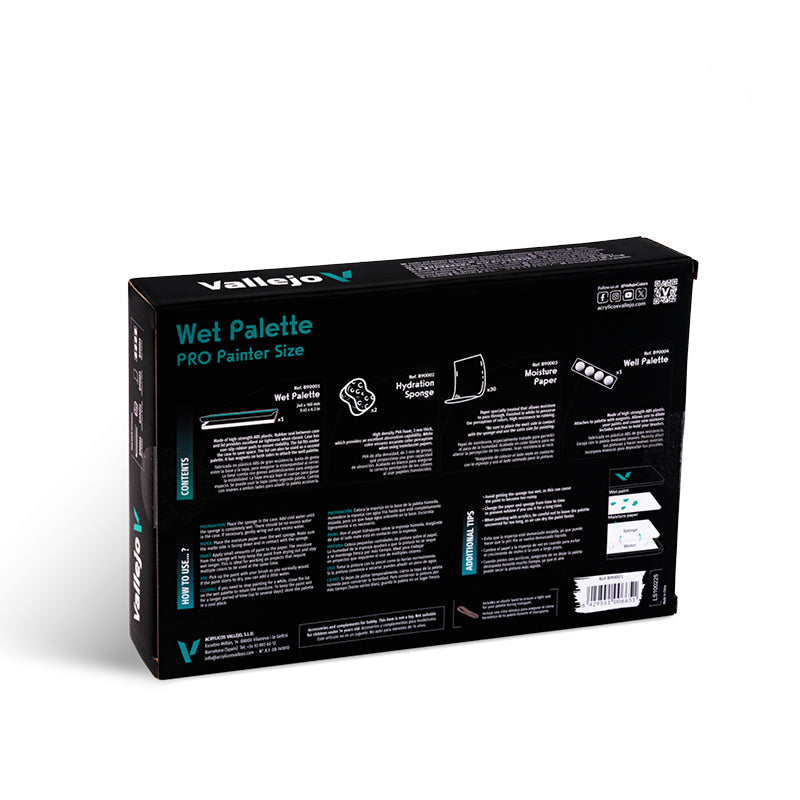 B90001 Vallejo Wet Palette