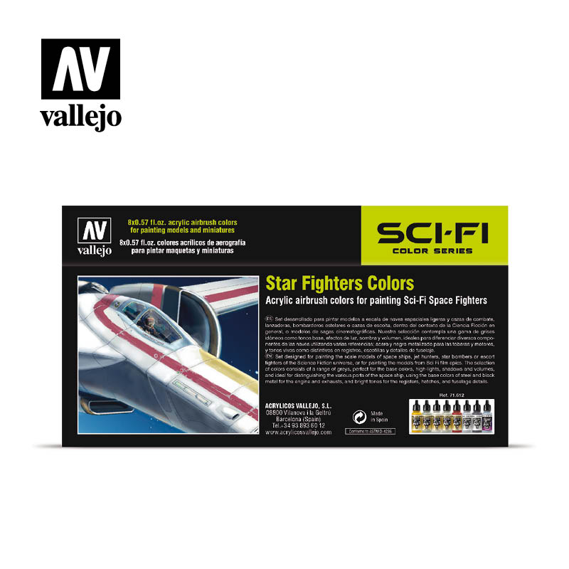 71.612 Vallejo SCI-FI Color Series - Star Fighters Colors 71612