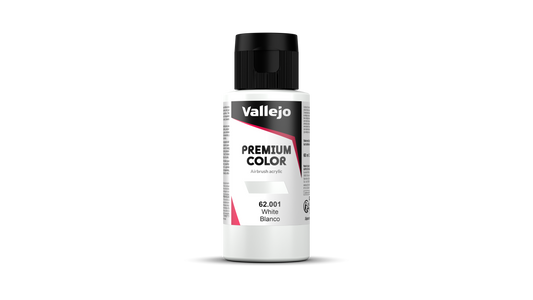62.001 Vallejo Premium Color - White - 60ML