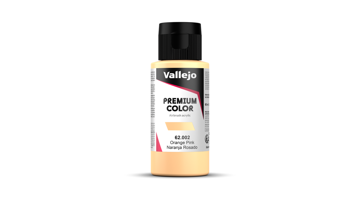 62.002 Vallejo Premium Color - Orange Pink - 60ML
