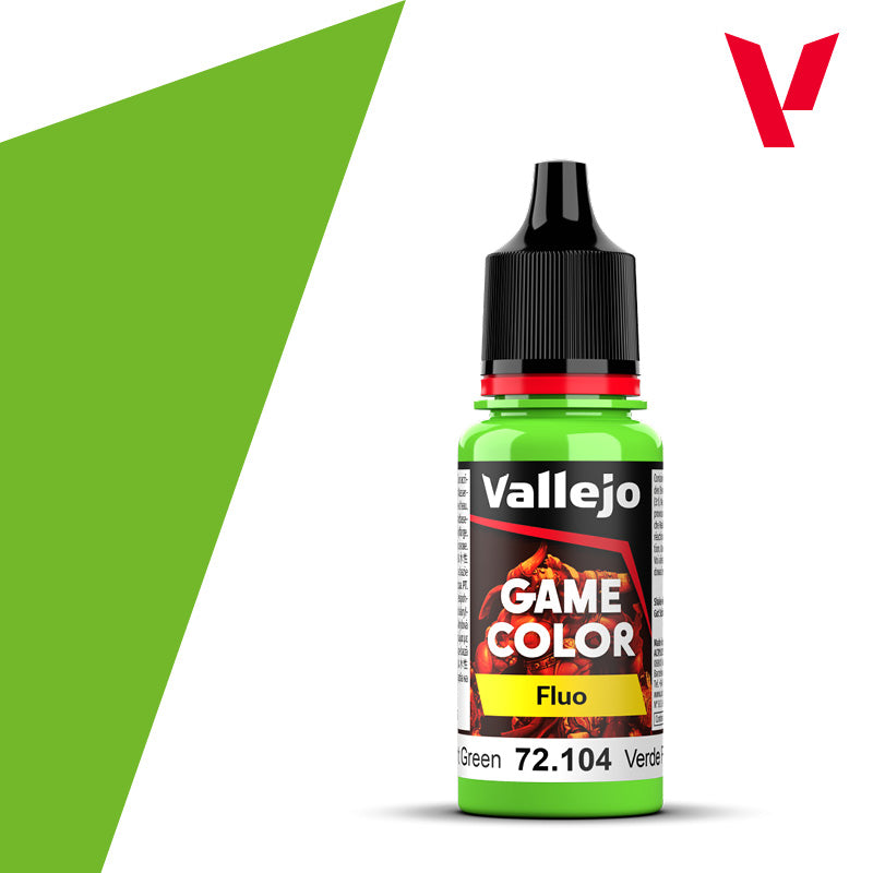 72.104 Vallejo Game Colour - Fluorescent Green - 18ML
