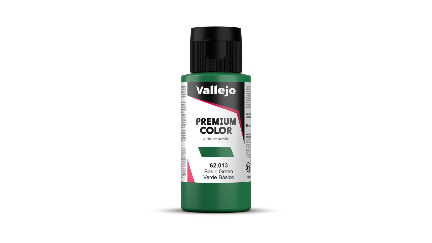 62.013 Vallejo Premium Color - Basic Green - 60ML