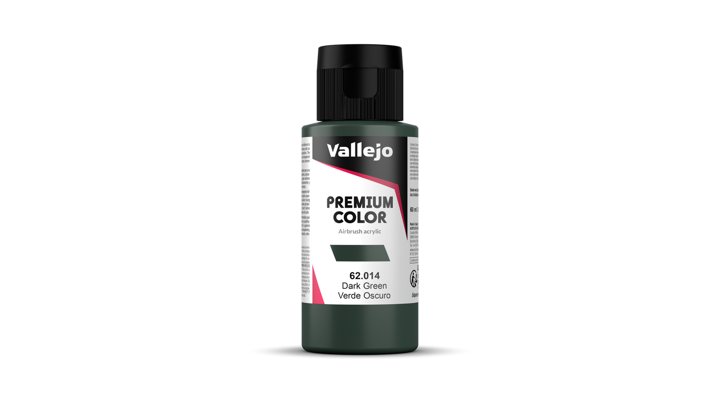 62.014 Vallejo Premium Color - Dark Green - 60ML