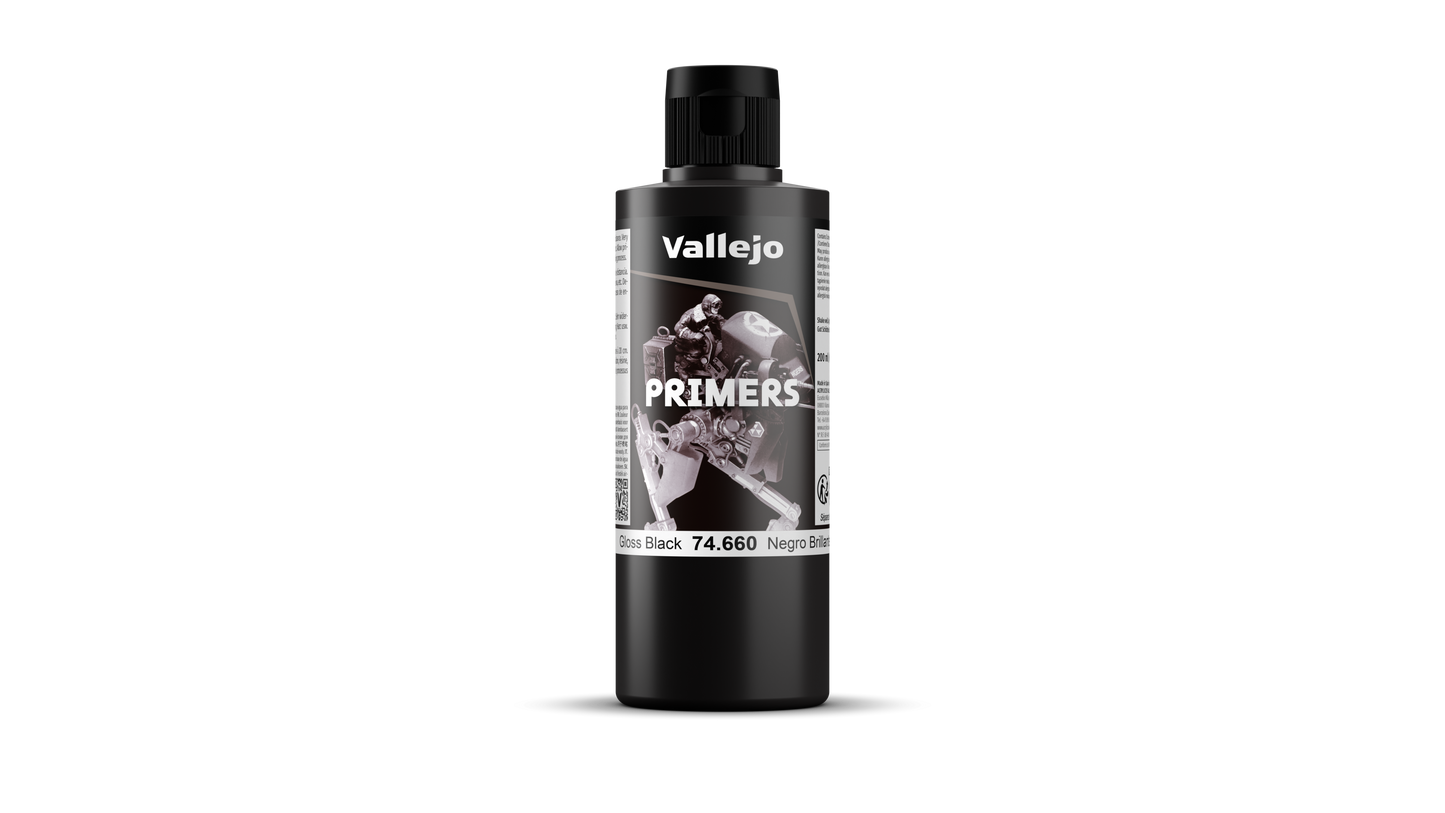 74.660 Vallejo - Gloss Black Primer - 200 ML