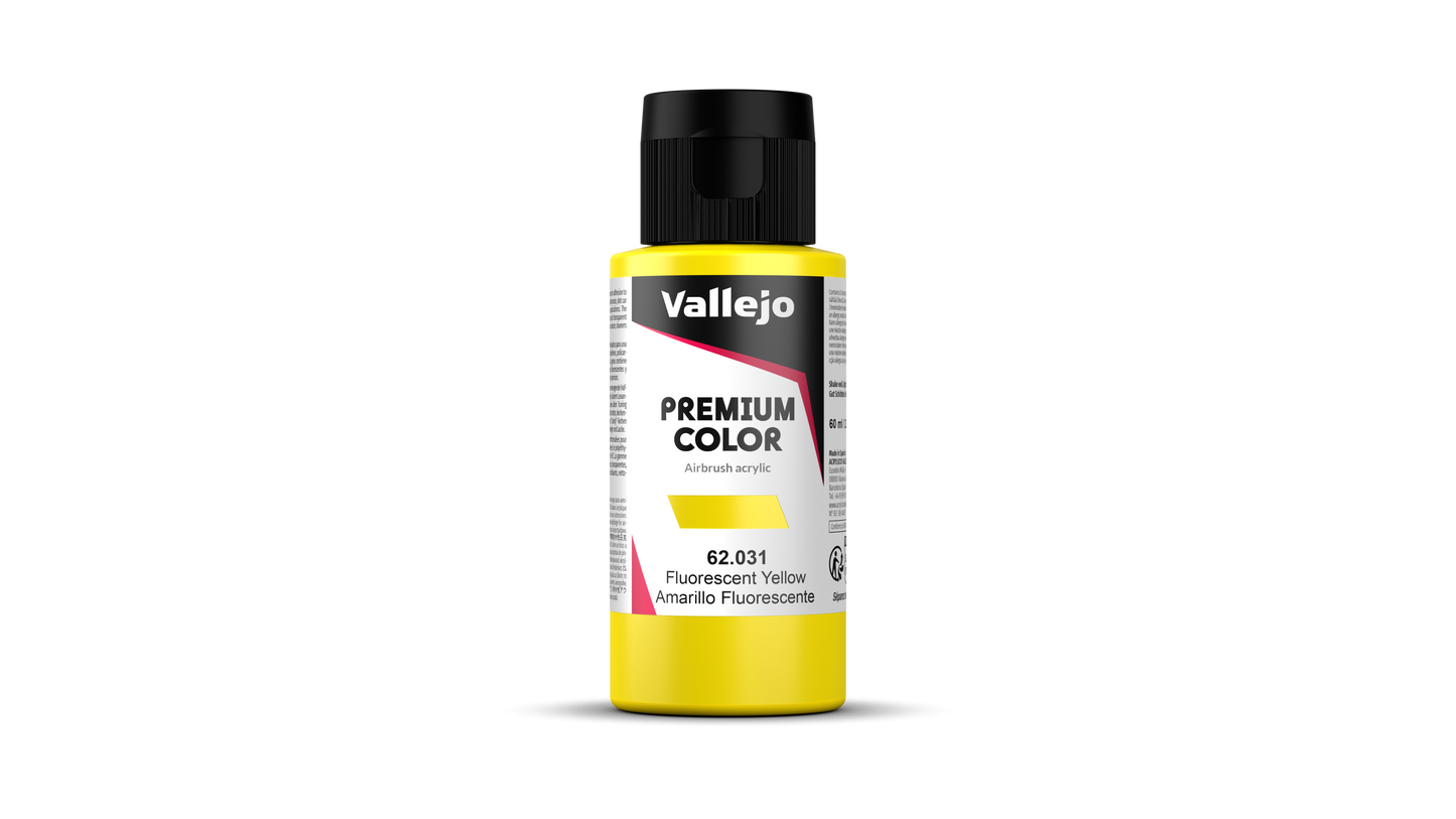 62.031 Vallejo Premium Color - Fluorescent Yellow - 60ML