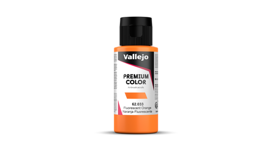 62.033 Vallejo Premium Color - Fluorescent Orange - 60ML