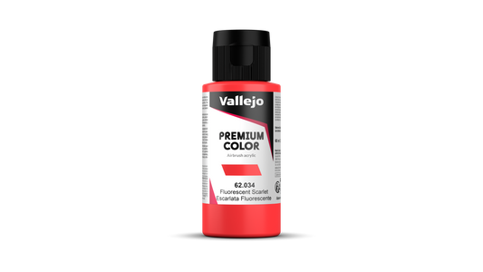 62.034 Vallejo Premium Color - Fluorescent Scarlet - 60ML