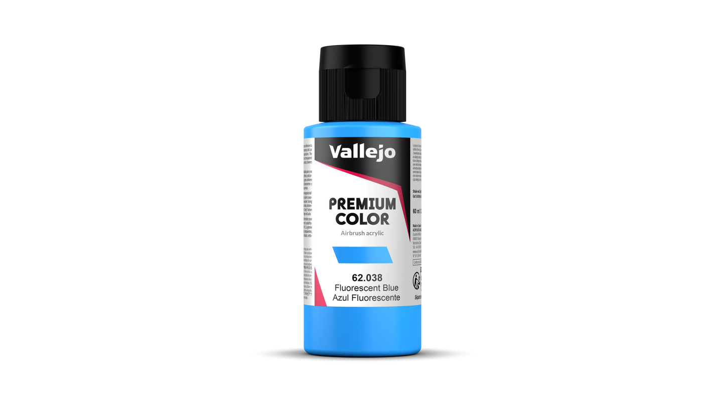 62.038 Vallejo Premium Color - Fluorescent Blue - 60ML