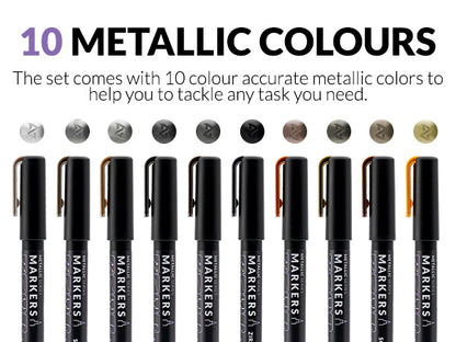Gaahleri Metallic Series Marker Set
