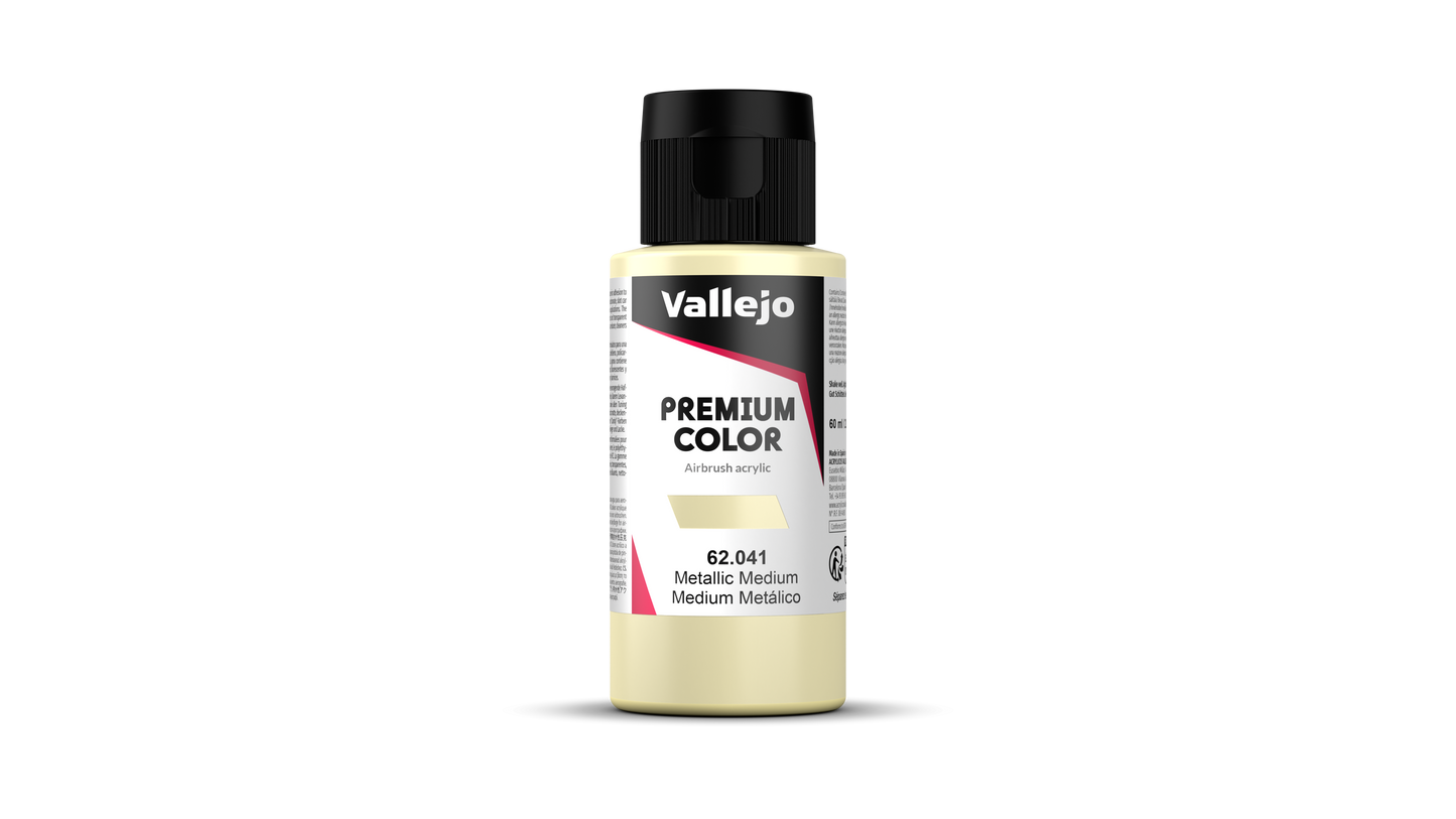 62.041 Vallejo Premium Color - Metallic Medium - 60ML