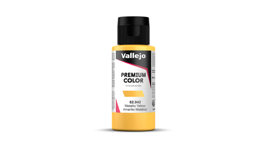 62.042 Vallejo Premium Color - Metallic Yellow - 60ML
