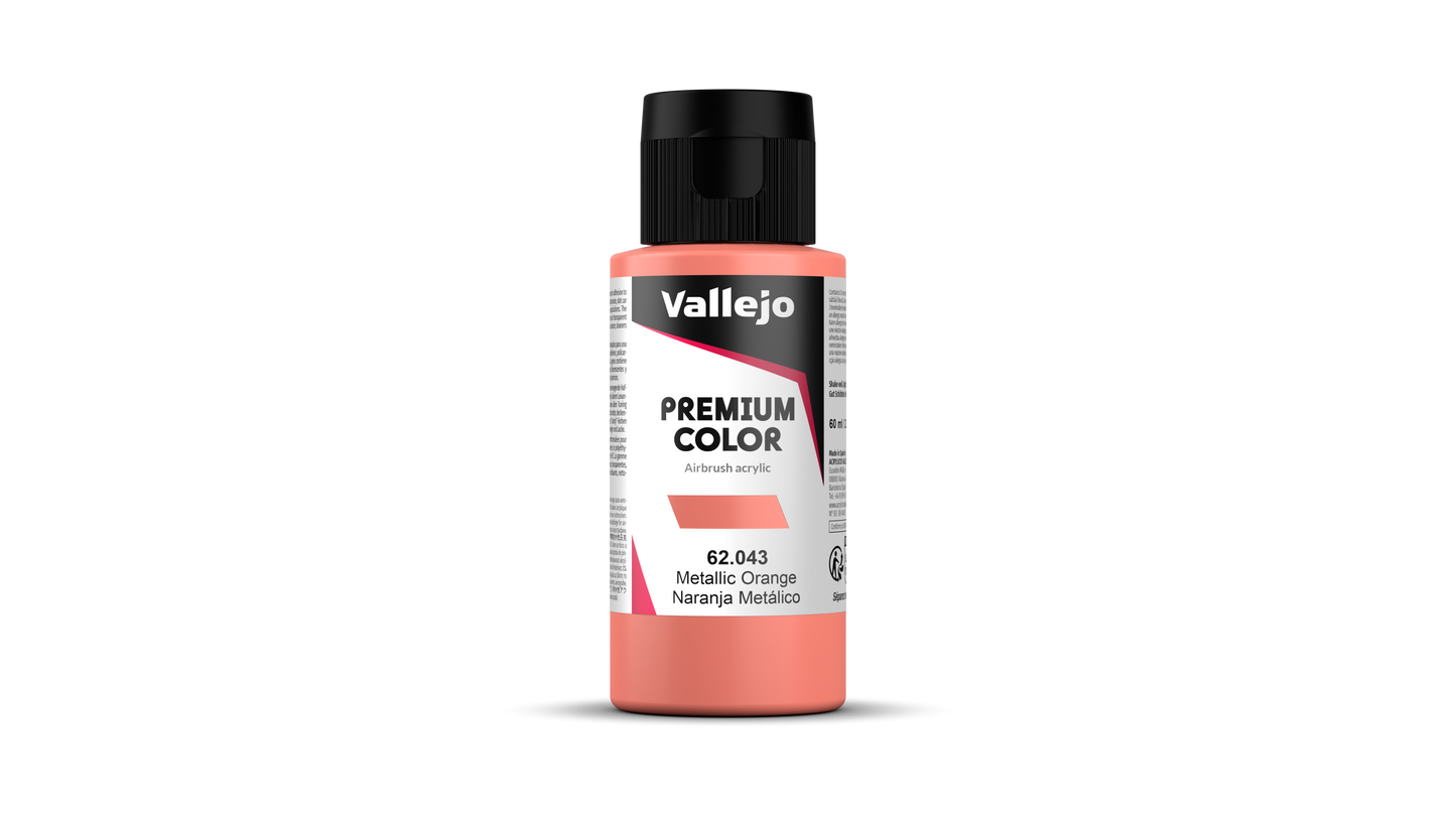 62.043 Vallejo Premium Color - Metallic Orange - 60ML