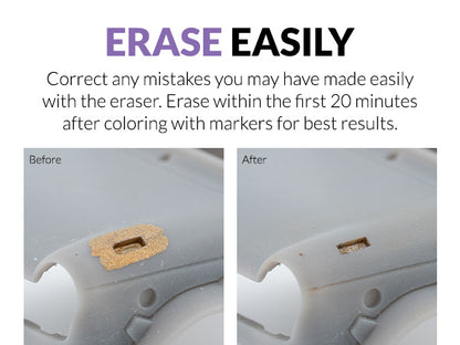 Metallic Series Markers * 2 Eraser