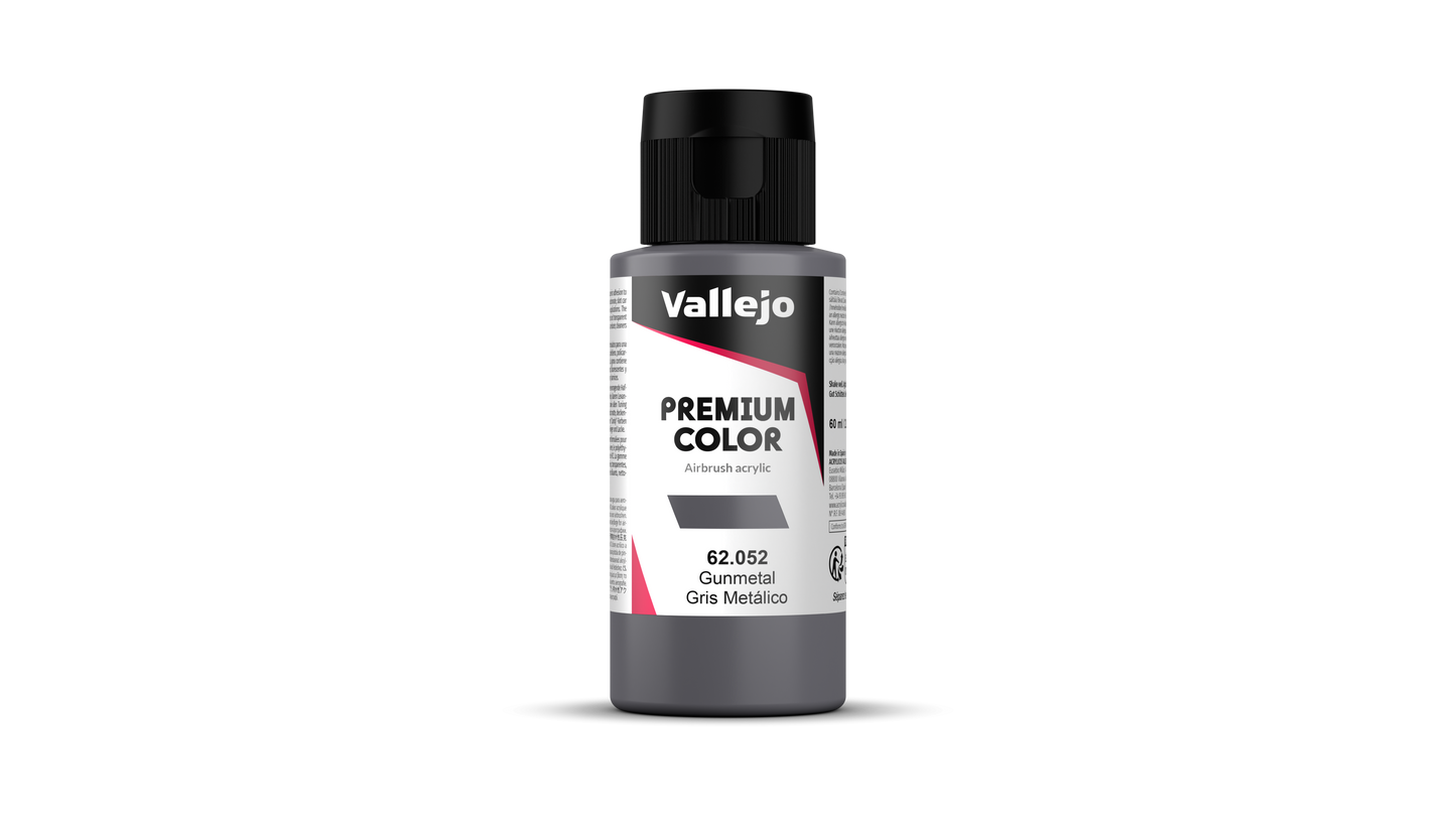 62.052 Vallejo Premium Color - Metallic Gunmetal - 60ML