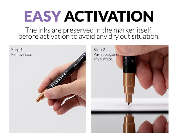 Gaahleri Metallic Series Marker Set