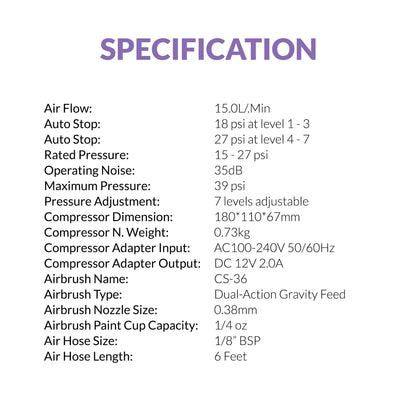 Gaahleri Ambition Series GTS-06 Serenair Mini Compressor (UK Ver.)