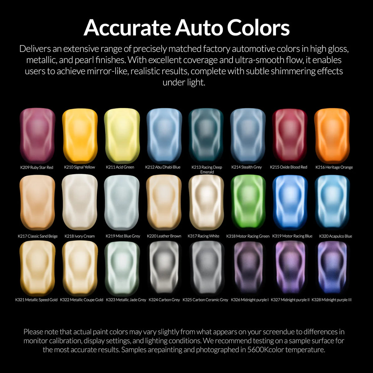 Gaahleri 24 Auto Colors Set B-Set