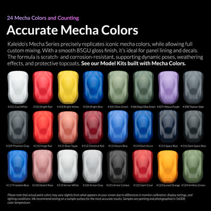 Gaahleri 24 Color Mecha Set