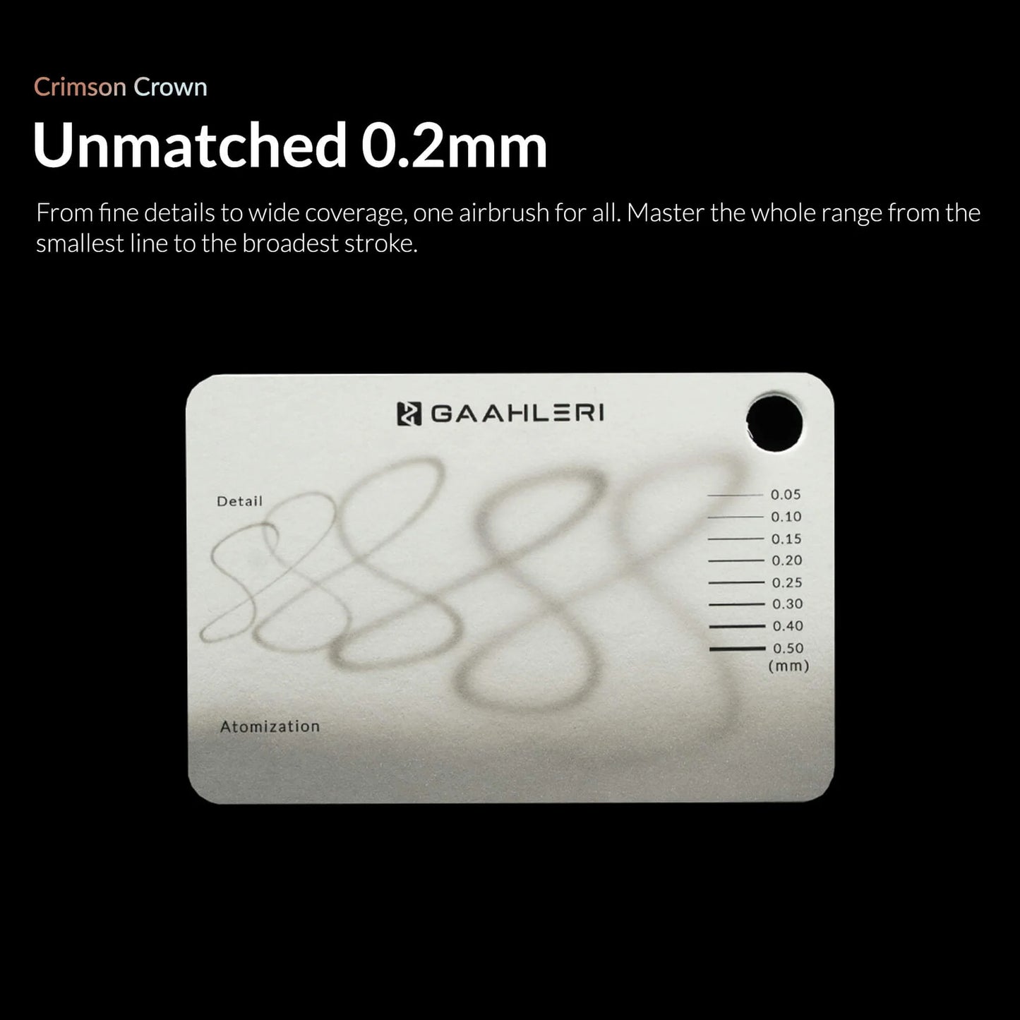 Gaahleri Airbrush Aventus Crimson Crown 0.2 & 0.4mm