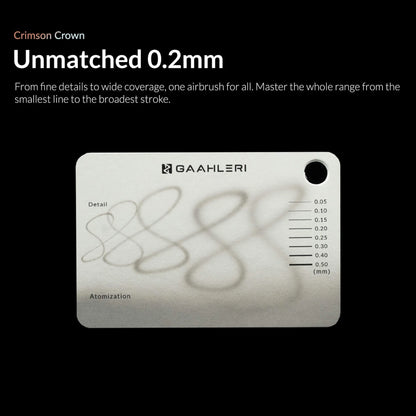 Gaahleri Airbrush Aventus Crimson Crown 0.2 & 0.4mm