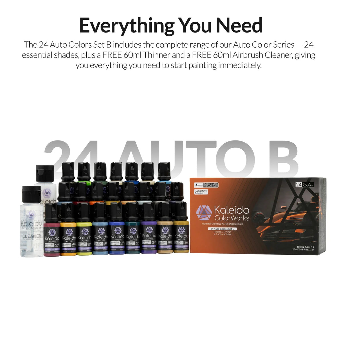 Gaahleri 24 Auto Colors Set B-Set