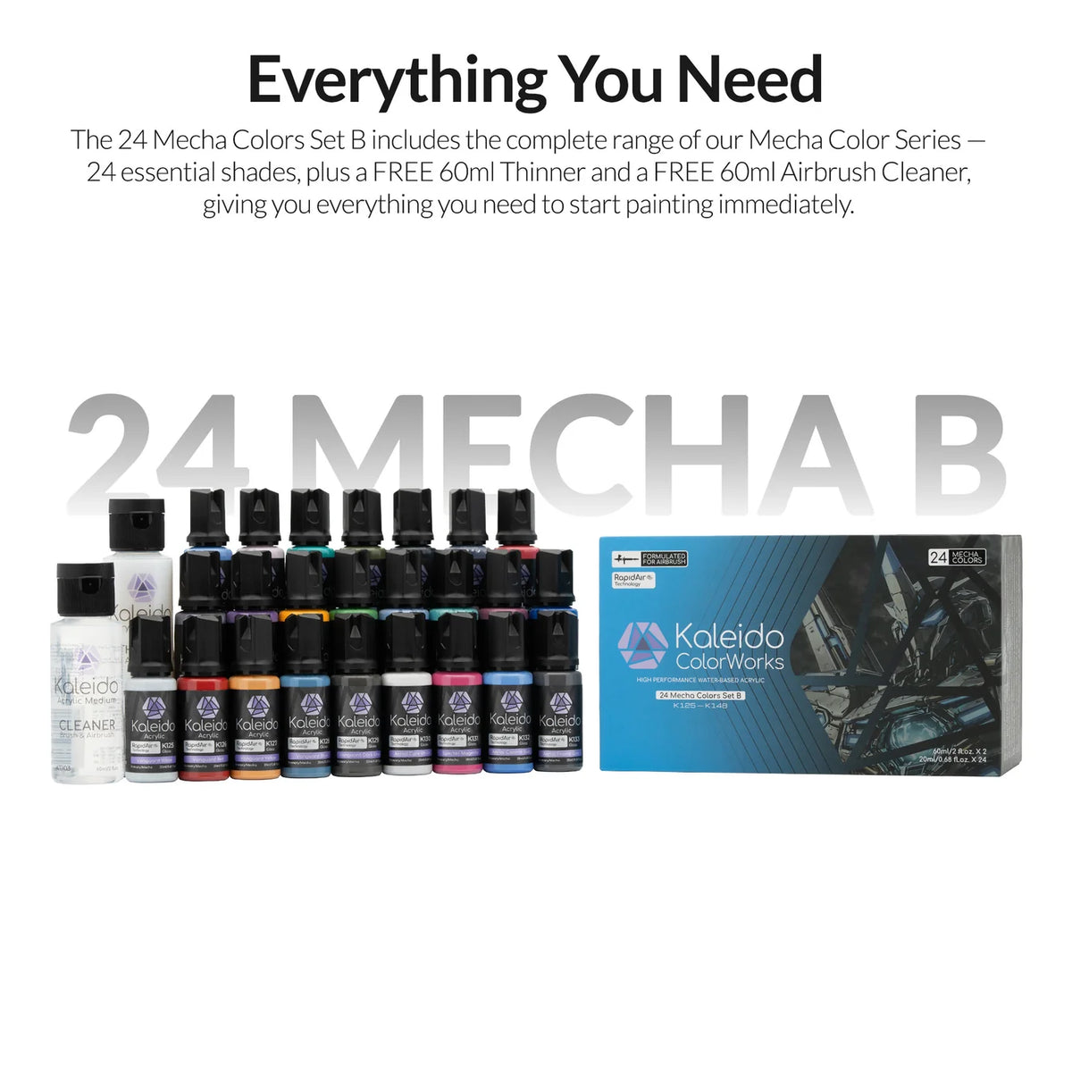 Gaahleri 24 Mecha Colors Set B-Set
