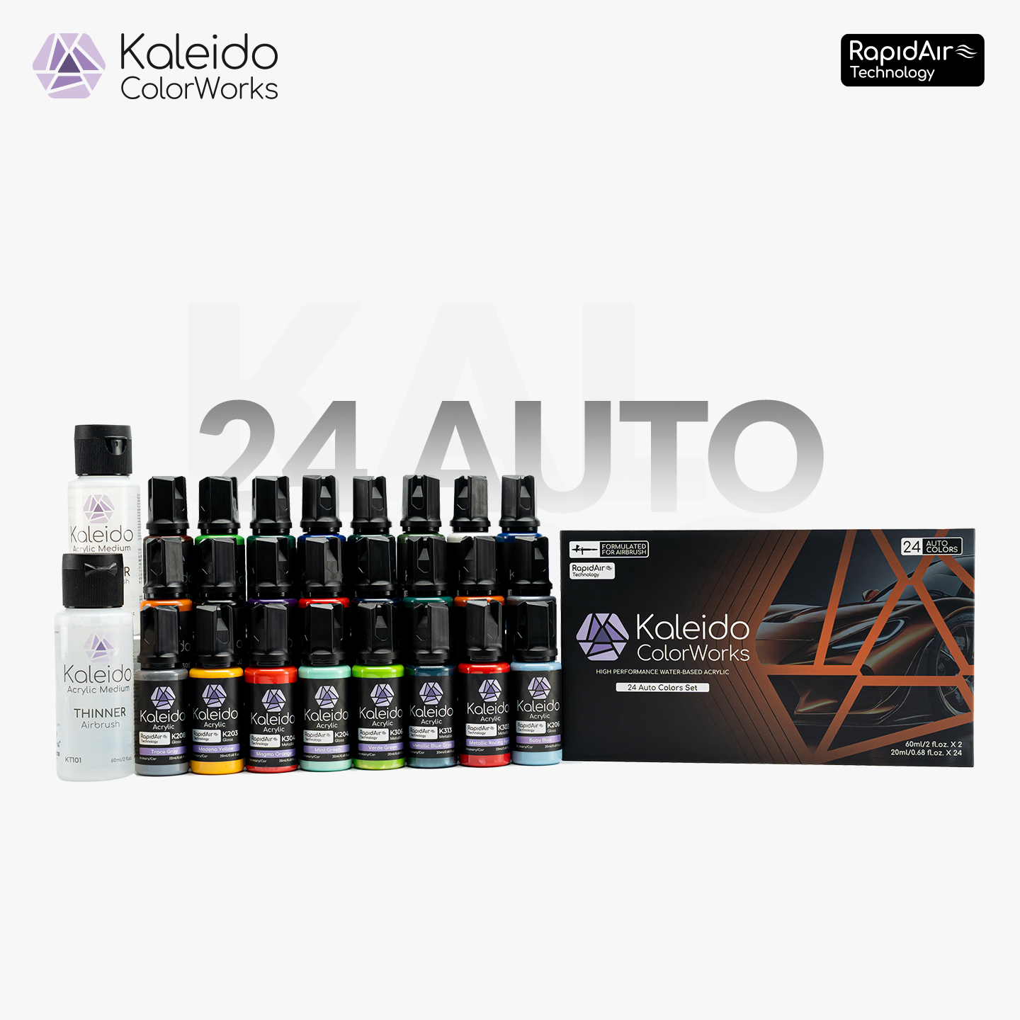 Gaahleri 24 Color Auto Set