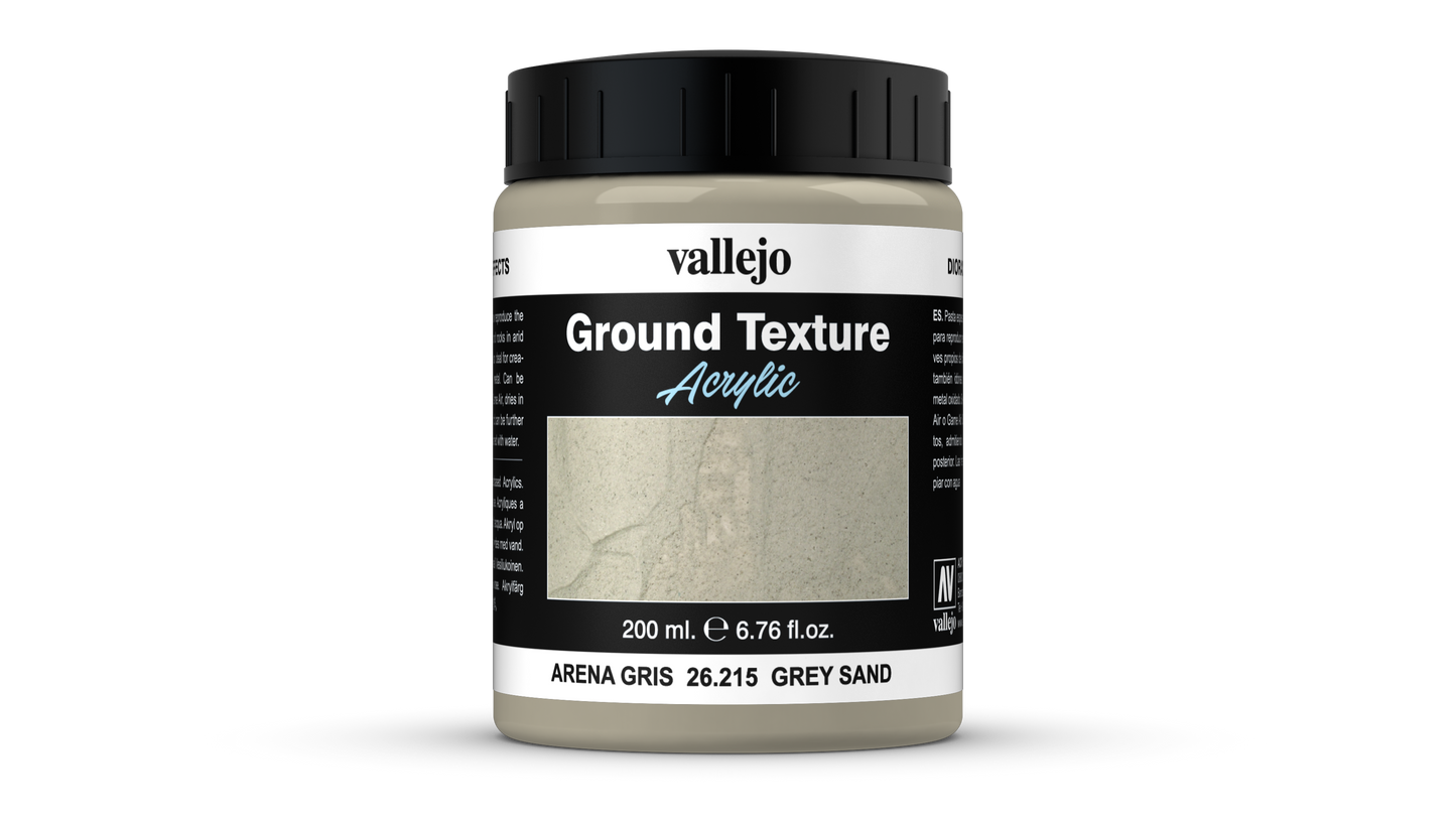 Vallejo Diorama Effects - 26215 Ground Textures - 26.215 Grey Sand - 200 ml