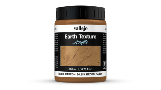 Vallejo Diorama Effects - Earth Textures - 26.219 Brown Earth - 200 ml