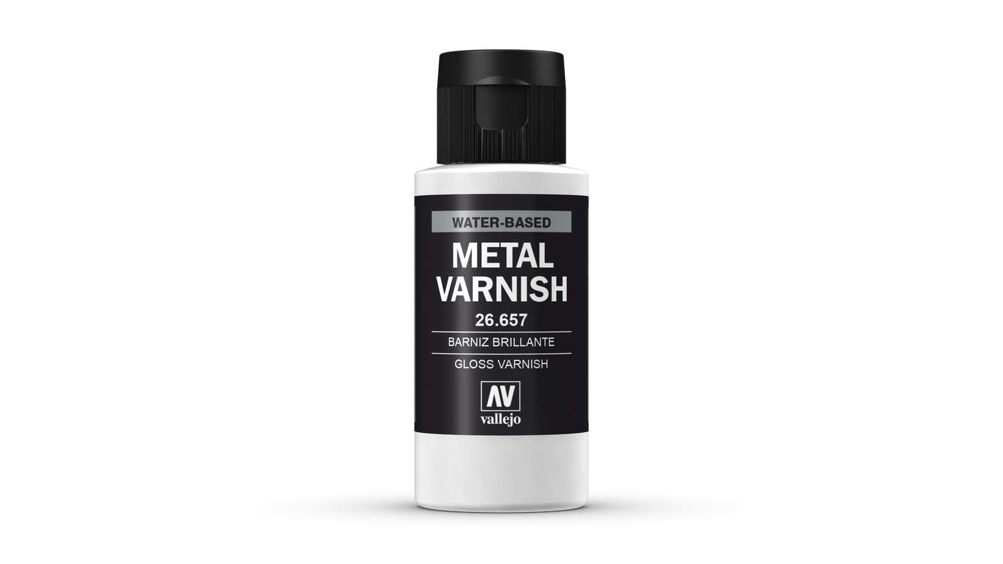 26.657 Vallejo - Gloss Metal Varnish - 60 ML