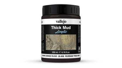 Vallejo Diorama Effects - Thick Mud Textures - 26.808 Russian Mud - 200 ml