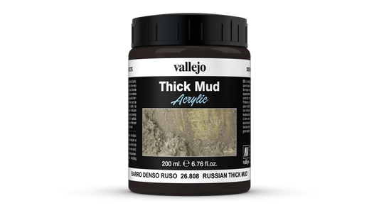 Vallejo Diorama Effects - Thick Mud Textures - 26.808 Russian Mud - 200 ml