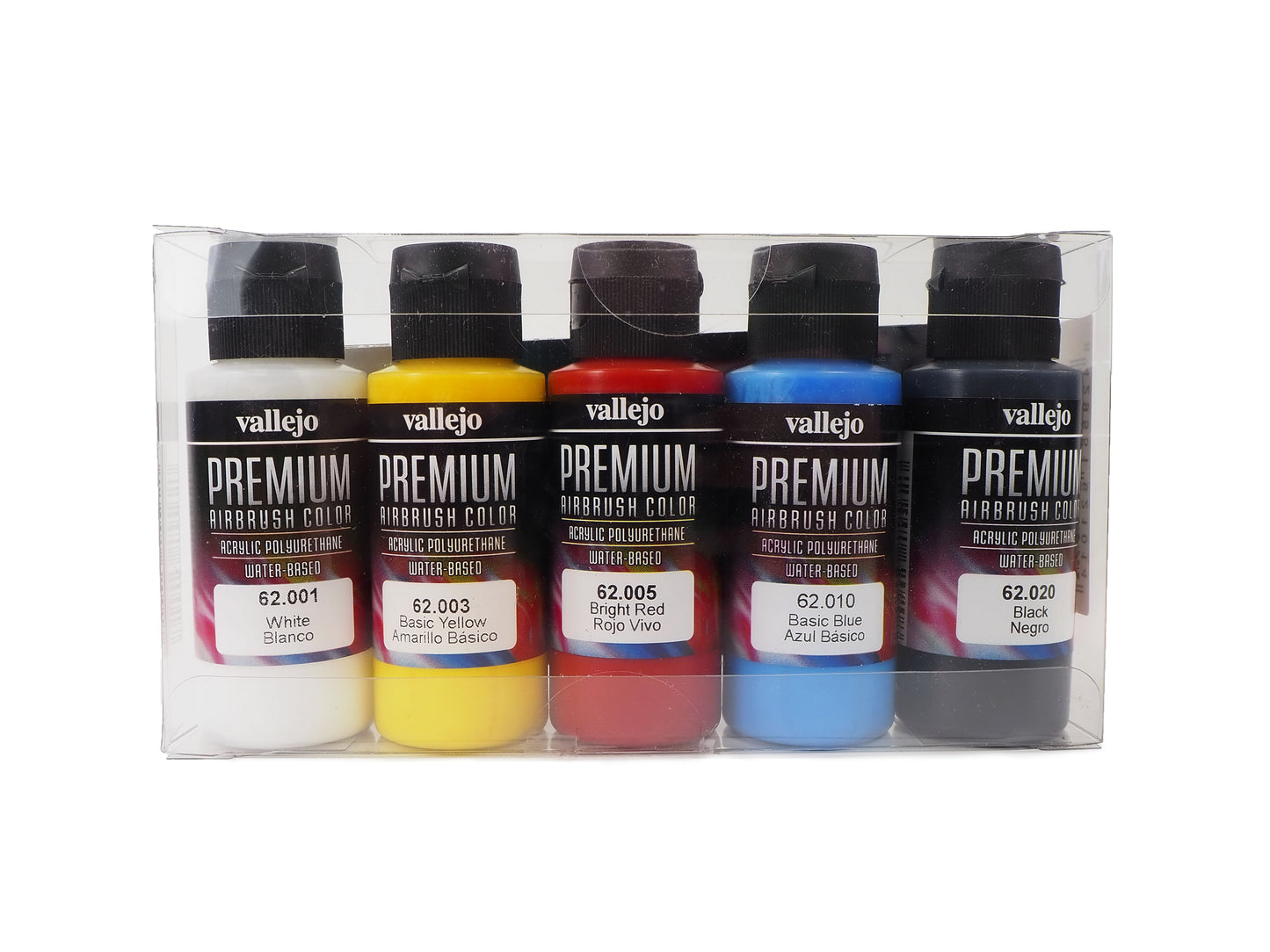 62.101 Vallejo Premium Airbrush Colors - Opaque Basics Set