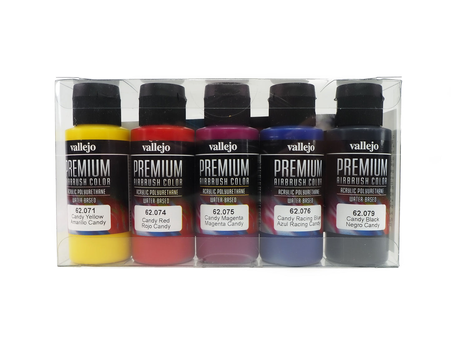 62.104 Vallejo Premium Airbrush Colors - Candy Colors Set