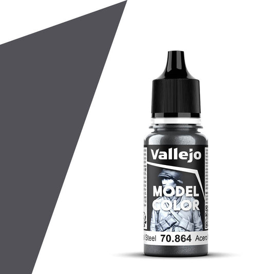 70.864 Vallejo Model Color - Natural Steel - 18ML