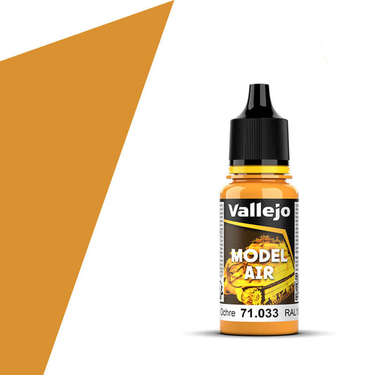 71.033 Vallejo Model Air - Yellow Ochre RAL1006 - 18 ML