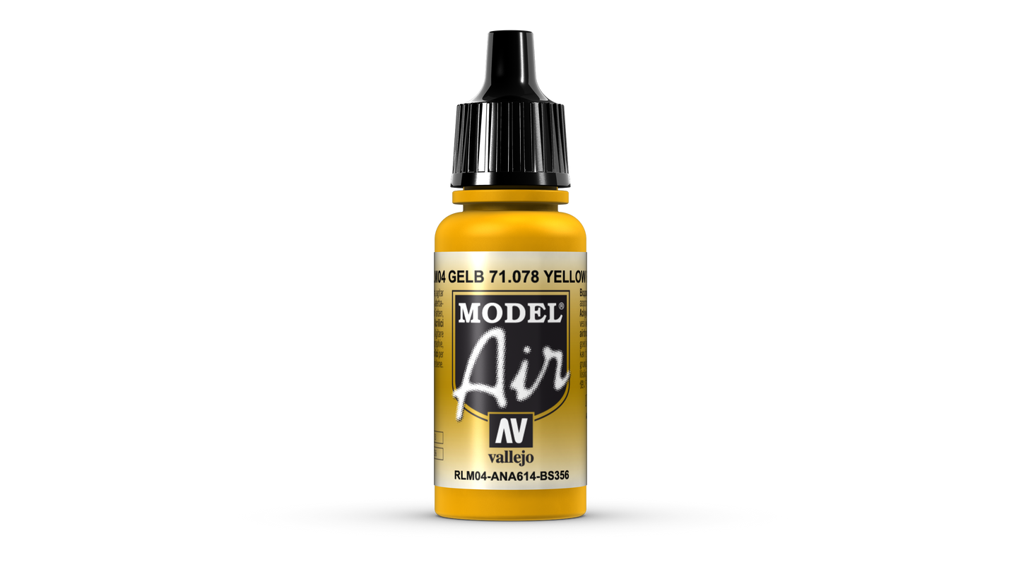 71.078 Vallejo Model Air - Yellow RLM04 - 17 ML