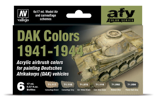 71.207 Vallejo Model Air Set - DAK Colors 1941-1944 - 71207