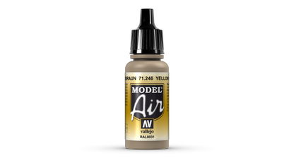 71.246 Vallejo Model Air - Yellow Brown - 17 ML