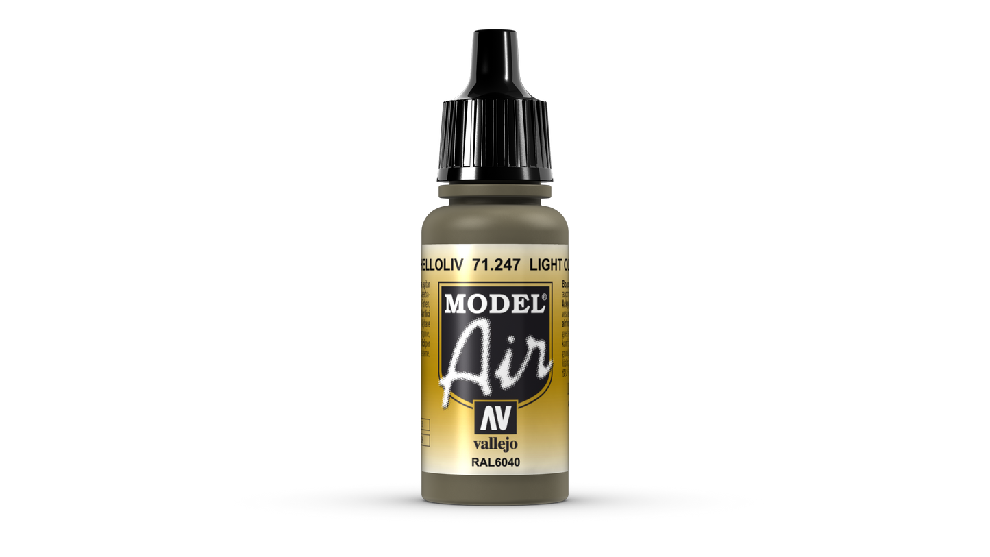 71.247 Vallejo Model Air - Light Olive - 17 ML