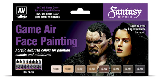 72.865 Vallejo Game Air Set - Face Painting 72865