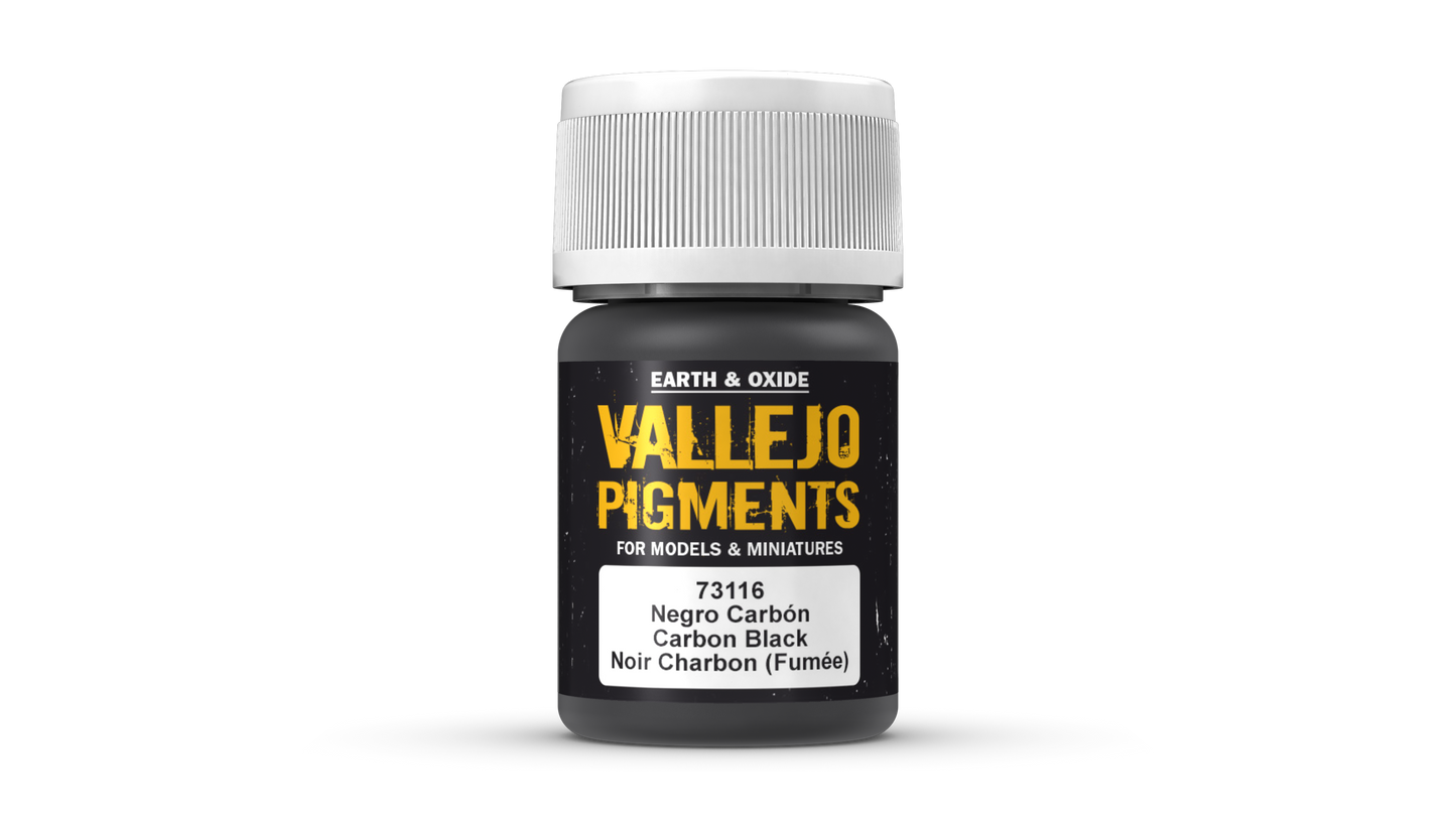 Vallejo Pigments 73.116 - Carbon Black (Smoke Black) 73116 - 35 ML