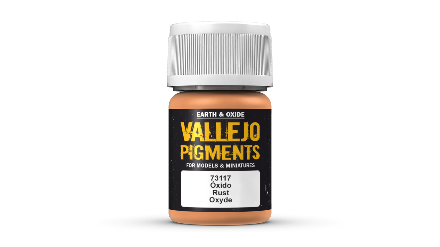 Vallejo Pigments 73.117 - Rust 73117 - 35 ML