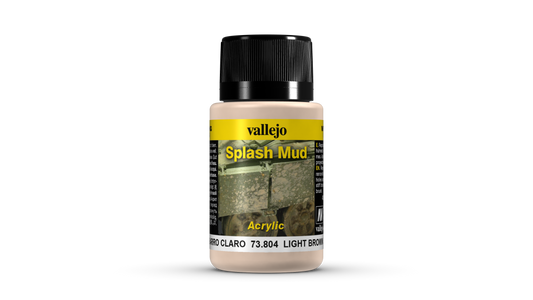 Vallejo Weathering Effects 73.804 - Wet Light Brown Splash Mud 73804 - 40 ML